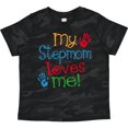 thumbnail image 3 of Inktastic My Stepmom Loves Me Boys or Girls Toddler T-Shirt, 3 of 5