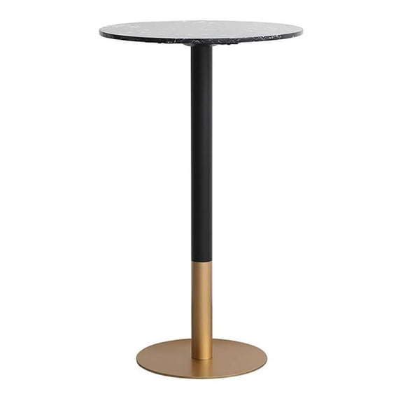 23 inch pub table in black