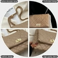 thumbnail image 3 of Women Shoulder Bag Fashion Clutch Handbag Quilted Designer Crossbody Bag with Chain Strap, 3 of 6