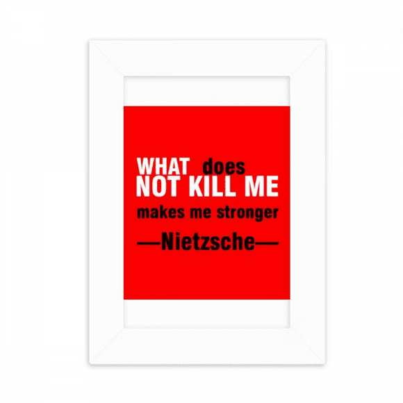 Motivation Quotes Strong Art Deco Fashion Desktop Photo Frame Picture Display Decoration Art Painting