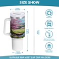 thumbnail image 3 of 40 Oz Car Handle Water Bottle Water Cup Water Bottle Water Jug Coffee Cup Travel Water Bottle Beautiful River, 3 of 8