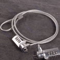thumbnail image 2 of Computer Laptop Cable Lock Universal 4 Digital Password Protection Lock Laptop Tablet Security Anti Theft Lock Easy Use, 2 of 7