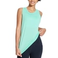 thumbnail image 7 of Baleaf Workout Tank Tops for Women Sleeveless Running Shirts Activewear Gym Yoga Tops Green Size S, 7 of 7