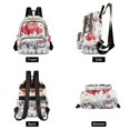 thumbnail image 2 of JIALIOU Mini Backpack Purse for Women Quilted Casual Daypack Small Travel Shoulder Bag, Dogs Heart-shaped Balloons, 2 of 7
