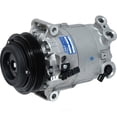 thumbnail image 2 of A/C Compressor Compatible with 2014-2015 Chevrolet Impala 2.5L L4 Sedan 2013-2016 Malibu 2.0L CVC 5-Groove Clutch Assembly Belt Driven R-134a PAG 46 Oil Aluminum New Replaces 84149997, 2 of 5
