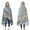 Gray Marble Gold, variant on Wearable Blanket,Blue Marble Gold Wave Pattern Hooded Wearable Flannel Blanket for Adults & Teens,Winter Poncho Shawl Wrap Cape Cozy Anti-Pill,50"x60"