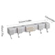 thumbnail image 3 of Soporte de escoba gris, soporte de trapeador, organizador de pared montado, estante resistente, cocina, lavandería, sala de jardín, almacenamiento de escobas, 3 of 8