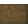 thumbnail image 1 of Ahgly Company Indoor Rectangle Abstract Brown Modern Area Rugs, 2' x 4', 1 of 4