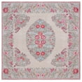 thumbnail image 2 of SAFAVIEH Besarabian Jimmy Floral Machine Washable Area Rug, Beige/Sage, 6'7" x 6'7" Square, 2 of 11
