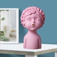 thumbnail image 3 of Estatua de resina Ángel adornos en apariencia decoración para hogar arte moderno Oficina adornos para el salón de fiest Rosado perfecl Estatua decorativa, 3 of 8