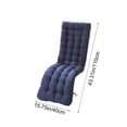 thumbnail image 3 of JingChun Patio Chaise Lounger Cushion, Lounge Chair Recliners Chair Cushions, Rocking Chair Sofa Cushion with Ties,Thick Padded Swing Bench Cushion, 3 of 6