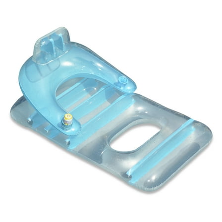 Swimline Deluxe Inflatable Pool Lounge Chair, Color Varies (Pink or Blue)