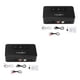 thumbnail image 1 of Injueey Receptor Receptor de audio estéreo inalámbrico para automóvil 3 .5 mm a 2 RCA Adaptador de audio Bluetooth -compatible para Negro 2Conjunto, 1 of 6