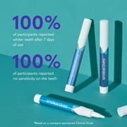 Smileactives Dentist-Quality Travel Teeth Whitening Gel Pen for a White Smile, Vanilla Mint, 2 Pack