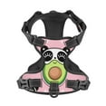 thumbnail image 4 of Junzan Panda Avocado Pattern Dog Harness - Lightweight,Soft,Adjustable Small Harness And Leash Set-Large, 4 of 9