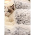 thumbnail image 5 of Plush Round Hooded Pet Bed, Warm Dog Bed For Small Dogs, Fluffy Soft Cat Bed,, 5 of 5
