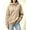 #478-Beige, variant on Auralook Women's Long Sleeved Hoodies Fall Oversized Sweatshirts with Pockets Casual Solid Basic Hooded Pullover Top