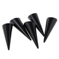 thumbnail image 1 of 5pcs Claro Negro Blanco Plástico Forma De Cono Soporte De La Joyería Vitrina Sunnimix Sostenedor del anillo de dedo, 1 of 8