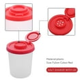 thumbnail image 5 of 2 Medium Salt And Pepper Shakers Moisture Proof ,salt Shaker With Red Covers Lids Plastic Airtight, 5 of 5