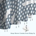 thumbnail image 6 of Blue Boho Plant Pattern Shower Curtain 84"x72" ,Bathroom Decorative Shower Curtains Set with 12 Hooks,Modern Waterproof Washable Shower Curtain, 6 of 6