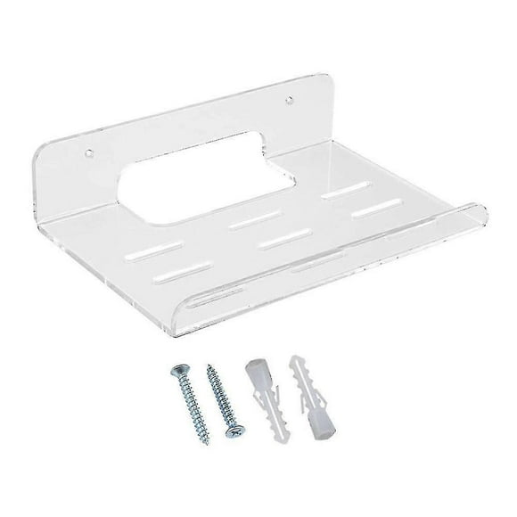 Acrylic Router Bracket Easy To In Floating Router Dvd Player D Rack Router Shelf For