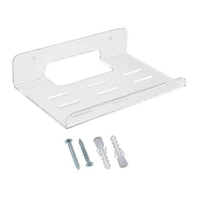 Acrylic Router Bracket Easy To In Floating Router Dvd Player D Rack Router Shelf For