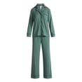 thumbnail image 5 of Joyspun Women’s Dreamy Soft Collection Long Sleeve Top and Pants Pajama Set, Sizes XS-4X, 5 of 5