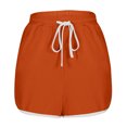 thumbnail image 6 of Hvot&aat Women's Summer Solid Color Shorts Mid Waisted Workout Yoga Shorts Quick Dry Beach Boardshorts with Pockets, 6 of 6