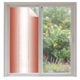 thumbnail image 2 of Red Ombre Window Privacy Film, Modern Gradient Abstract Art Static Cling UV Sun Blocking Tint Film Heat Control Windows Films for Bedroom Bathroom, Window Stickers 35.4"x78.7", 2 of 8