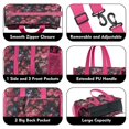 thumbnail image 3 of Teacher Tote Bag,Pioneer Flower Floral Print Pattern Teacher Utility Tote Bag,Large Work Tote Bags for Women with Multiple Pockets,Top Zipper Closure,13.8x10.6x6.7 Inch, 3 of 5