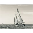 thumbnail image 2 of Delimont, Danita 14x12 White Modern Wood Framed Museum Art Print Titled - Ocean Schooner, 2 of 4
