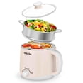 thumbnail image 1 of Olla eléctrica DEZIN Rapid Noodles Cooker 1.6 L con vaporizador, 1 of 6