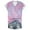 Style73, variant on kingque Women Floral and Tie-Dye Print V Neck Short Sleeve Casual T-Shirt 2XS-8XL