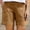 *Khaki, variant on Women's Summer Linen Blend Shorts with Pockets,Casual Loose Fit Bottoms Khaki,Womens Plus XXXL