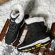 thumbnail image 5 of Zapatos Nieve Resistentes Al Botas Cortas Aire Libre Senderismo Botines Tenis Mujeres Peludas, 5 of 9