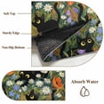 thumbnail image 6 of Spring Floral Entryway Rug 2'x3'&nbsp; Non Slip Front Door Mats, Cat Summer Botanical Flowers Entrance Rugs Indoor Outdoor Carpet, Washable Floor Mats Small Area Rug for Bedroom Kitchen, 6 of 8