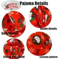 thumbnail image 6 of Fuzzy Christmas Pajama Pants for Women, Hello Cartoon Kitty Flannel Plush Pjs Pants Cute Anime Pajamas Bottom Home Lough Pants Sleepwear, 6 of 7
