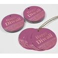 thumbnail image 4 of Inkdotpot Rose Gold Foil Paper Hang Tag Happy Diwali Favor Tag 50 Piece, 4 of 7