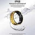 thumbnail image 1 of R12M Smart Ring Fitness Ring IP68 Sleep Monitor 20 19.8mm Gold, 1 of 5
