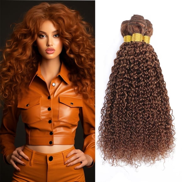 Extensiones de pelo Yuksoocosh Kinky Curly Color 30, 50 cm - 60 cm