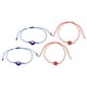 thumbnail image 3 of 4pcs de vidrio turco Evil Oye cadena de muñeca Medina de pared colgante Pulsera de ojo mal, 3 of 5
