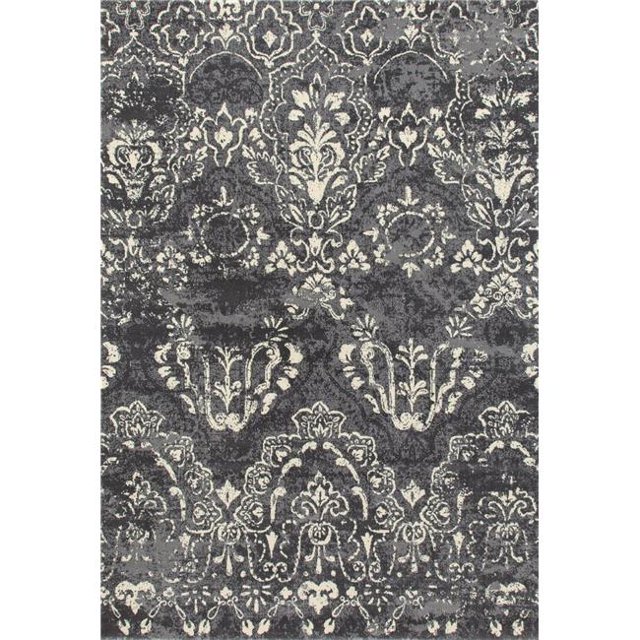Art Carpet 841864109504 Tapis Tissé Collection Bastille 2 x 4 Pi, Gris