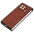 thumbnail image 1 of Mobile Phone Case, Precise Cutouts Folding Mobile Phone Case Perfect Fit Dustproof PU  for Office Brown, 1 of 7
