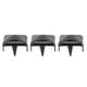 thumbnail image 5 of 200 Uds remaches cuadrados Metal elegante DIY zapatos bolsos sombreros accesorios de decoración 9mm negro brillante, 5 of 5