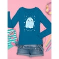 thumbnail image 3 of Funny Watercolor Ghost Long Sleeve Toddler -Image by Shutterstock,  4 Toddler, 3 of 4