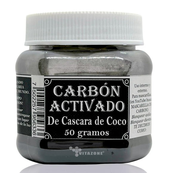 Carbón Activado de Coco en polvo 50 g 3 Generaciones 3 Generaciones 3GENCARBONCOCO