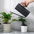 thumbnail image 2 of Tuphregyow 1.5L Stainless Steel Watering Can with Extended Spout - Ideal for Indoor and Outdoor Plant Care, No Spillage Design Black, 2 of 5