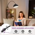 thumbnail image 4 of Dextrus Floor Lamp with Foot Switch, 61″Height Tall Arched Standing Lamp for Bedroom, Living Room, Office(Black), 4 of 6