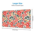 thumbnail image 2 of Pofeuu Small Coral Red Flowers Print Mouse Pad,Rubber, Multipurpose Comfortable Waterproof Mousepad Desk Mat for Gamer Office Home, 2 of 8