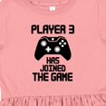 thumbnail image 4 of Inktastic Player 3 Has Joined the Game Girls Toddler Dress, 4 of 5